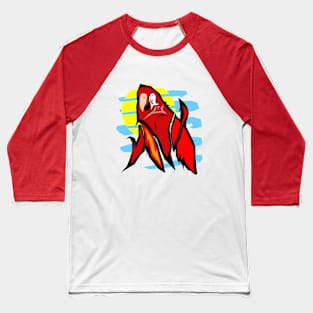 Parrot Design Baseball T-Shirt